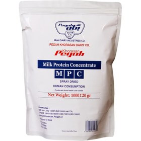 تصویر پودر پروتئین تغلیظ شده شیر پگاه 1 کیلوگرم Milk Protein Concentrate Pegah 1kg