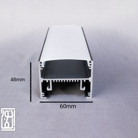 تصویر قاب لامپ لاینی خطی روکار و آویز 60 میلیمتر| کدk11 