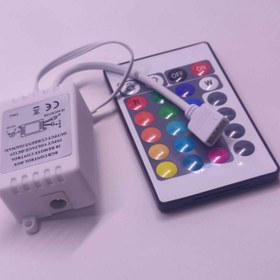 تصویر کنترلر RGB 24key 12V 12A CONTROLLER RGB 12v