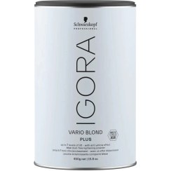 تصویر پودر دکلره آبی ایگورا شوآرتزکف Schwarzkopf Professional Igora Vario Blue Blond Plus 