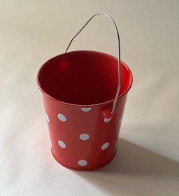 تصویر سطل خالدار فلزی 