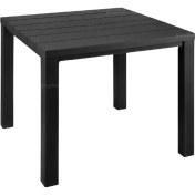 تصویر میز پلاستیکی ۴ نفره طرح چوب پولاد 