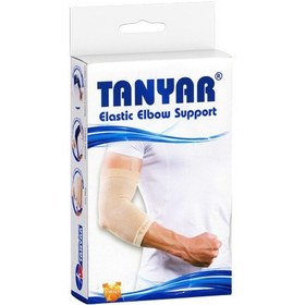 تصویر آرنج بند کش بافت فری سایز تن یار ا Tanyar Free Size Elastic Elbow Bandage Tanyar Free Size Elastic Elbow Bandage