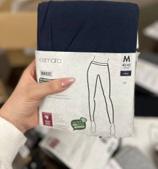 تصویر شلوار نخی زنانه سبک و راحت esmara - سرمه ای / M 