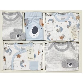 تصویر ست لباس نوزده تکه بیمارستانی نوزاد پسرانه طرح کوآلا و ماه دانالو Danaloo Danaloo Koala & Moon 19-Piece Baby Boy Hospital Clothing Set