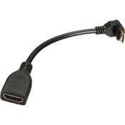 تصویر کابل تبدیل HDMI به mini HDMI با سری 90 درجه 