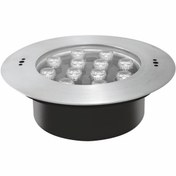 تصویر چراغ استخری توکار لدمان ۲۴ وات استیل ضد اسید 