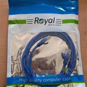 تصویر کابل لن(کابل شبکه) دو متری مارک رویال cat5 LAN CABLE CAT-5
