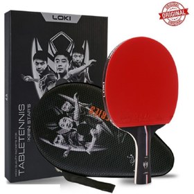 تصویر راکت پینگ پنگ لوکی دو ستاره سری کرین کیف دار(تکی) ا Loki 2 Star Ping Pong racket Loki 2 Star Ping Pong racket