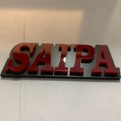 تصویر آرم سایپا قرمز برجسته 