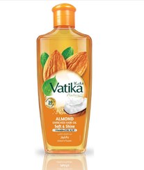 تصویر روغن موی غنی شده بادام طبیعی واتیکا Vatika Naturals Almond Enriched Hair Oil-Vitamins A, E, F - Soft & Shine