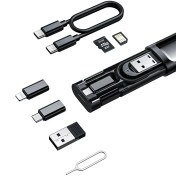 تصویر پک تبدیل USB-C/USB به لایتنینگ/USB-C/MicroUSB مک‌دودو مدل WF-1720 Mcdodo WF-1720 Multifunctional Storage Box