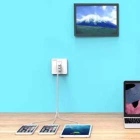 تصویر شارژر دیواری 3 پورت USB اوریکو مدل ECA-3U 