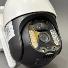 تصویر دوربین مداربسته سولار 4K PTZ | بی‌سیم WiFi با دید در شب رنگی و تشخیص حرکت هوشمند 