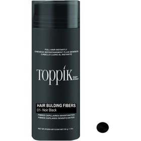 تصویر پودر پرپشت کننده مو تاپیک toppik مدل black 01 