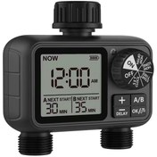 تصویر تایمر آبیاری قطره ای دو خروجی HCT-M06 