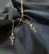 تصویر گردنبند مار گلد 