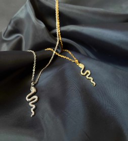 تصویر گردنبند مار گلد 