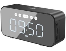 تصویر اسپیکر بلوتوث و ساعت دیجیتال ایکس او XO-F41 Bluetooth Mirror Clock Bluetooth Radio Speaker 