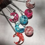 تصویر گردنبند گوی ابری شبتاب با کد ۱۱۶ از استیل 