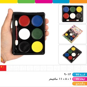 تصویر پالت گریم صورت ۶ رنگ 