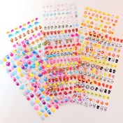 تصویر استیکر پفکی مدل ریز طرح حیوانات 