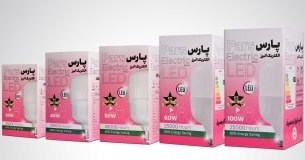 تصویر لامپ 20 وات استوانه ای پارس الکتریک البرز 20watt