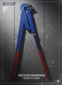 تصویر آچار لوله گیر وکلاغیRAIDERPRO 1.5اینچ کروم وانادیوم 