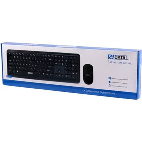 تصویر موس و کیبورد بی سیم SADATA SKM-2401WL SADATA SKM-2401WL Wireless Keyboard And Mouse