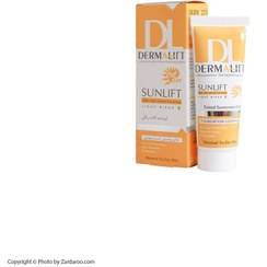 تصویر کرم ضد آفتاب رنگی پوست خشک و نرمال spf50 سانلیفت درمالیفت 