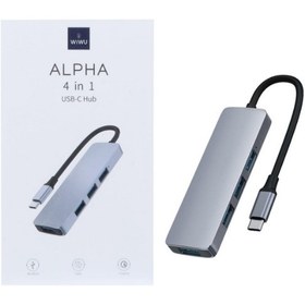 تصویر هاب 4 پورت USB-C ویوو مدل Alpha 440 Pro 