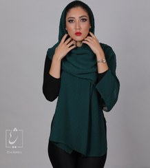 تصویر شال حریر طرح شکوفه کد 1042 