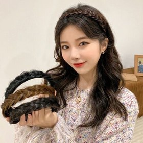 تصویر تل مو گیسبافت پهن 