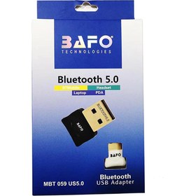 تصویر دانگل بلوتوث ورژن 5.0 برند BAFO ا BAFO Bluetooth USB dongle version 5.0 BAFO Bluetooth USB dongle version 5.0