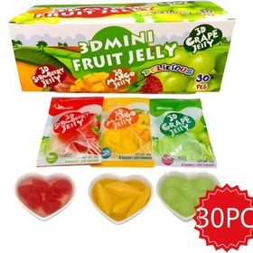 تصویر ژله ۳ بعدی آبمیوه ای 