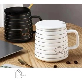 تصویر ماگ سرامیکی smile کلاسیک 