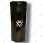 تصویر تراول ماگ استیل کافی کاپ گنجایش 350 میلی لیتر Travel mug steel coffee cup capacity 350 ml