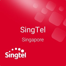 تصویر شارژ سیم کارت SingTel سنگاپور 