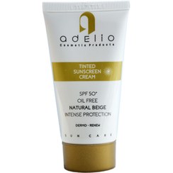 تصویر کرم ضد آفتاب پوست چرب ادلیو SPF50 (بی رنگ) Adelio Sunscreen Cream For Oily Skin SPF5 