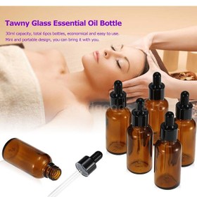 تصویر ست بطری چکان 6 عددی توانی برند generic 6-Piece Dropper Bottle Set Tawny