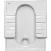 تصویر توالت ایرانی مروارید مدل نگین گود طبی سیفون دار 