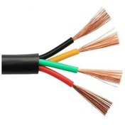 تصویر کابل برق افشان ۴ در ۶ خراسان افشارنژاد طول ۱۰۰ متر با روکش PVC 