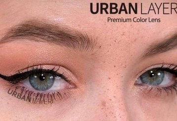 تصویر لنز رنگی اوربان کلئوپاترا اسکای بلو 