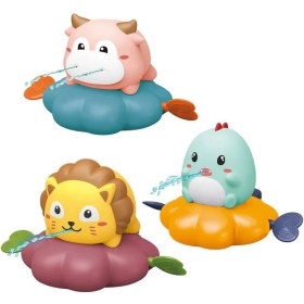 تصویر اسباب بازی حمام حیوانات شناگر 