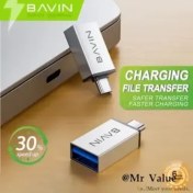 تصویر تبدیل فست usbبه تایپ سی باوین BAVIN OTG to TYPE C 08 