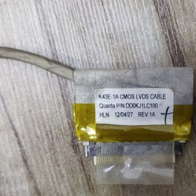 تصویر کابل فلت تصویر اصلی و استوک لپ تاپ ایسوس K43L , X44H CABLE SCREEN ASUS K43L , X44H