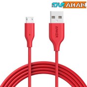تصویر کابل تبدیل USB به Micro USB انکر مدل A8133 طول ۱.۸ متر 