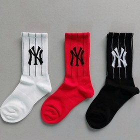 تصویر جوراب ساقدار NY socks ny