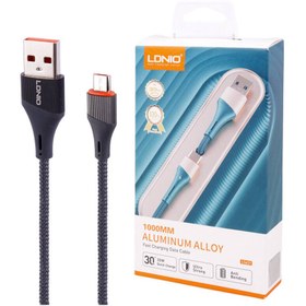 تصویر کابل USB به microUSB الدینیو مدل LS631 طول 1 متر چند رنگ کابل تبدیل