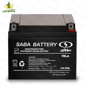 تصویر باتری یو پی اس 12 ولت 28 آمپر صبا باتری ا Saba Battery 12V 28A VRLA Battery Saba Battery 12V 28A VRLA Battery